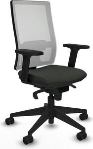 Sedia da ufficio Horna Piqueras y Crespo, modello 2D066N0, colore nero