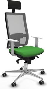 Sedia da ufficio Horna Piqueras y Crespo, modello 4B086G1, colore verde