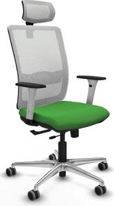 Sedia da ufficio Piqueras y Crespo, modello 1B086G2, colore verde