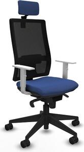 Sedia da ufficio Piqueras y Crespo, modello 4B066N2, colore blu navy
