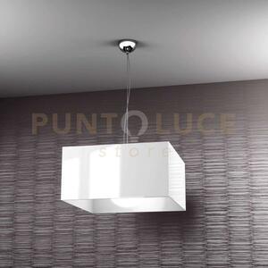 Lift sospensione 1 luce attacco e27 in metallo bianco