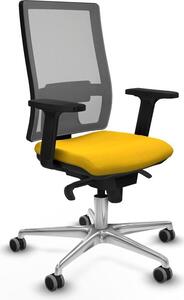 Sedia da ufficio Horna Piqueras y Crespo, modello 2D086G0, colore giallo