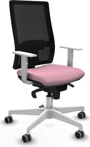 Sedia da ufficio Piqueras y Crespo, modello 4B026G0, colore rosa