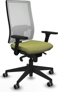 Sedia da ufficio Horna Piqueras y Crespo, modello 3D066G0, colore verde