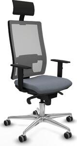Sedia da ufficio Horna Piqueras y Crespo, modello 1D086G1, colore grigio