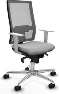 Sedia da ufficio Horna Piqueras y Crespo, modello 4B086N0, colore grigio chiaro
