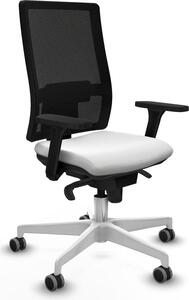 Sedia da ufficio Horna Piqueras y Crespo, modello 3D026G0, colore bianco