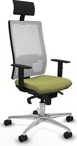 Sedia da ufficio Horna Piqueras y Crespo, modello 1D086N1, colore verde