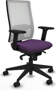 Sedia da ufficio Horna Piqueras y Crespo, modello 2D066N0, colore lilla
