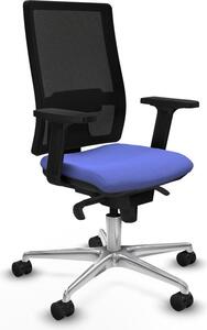 Sedia da ufficio Piqueras y Crespo, modello 2D086N0, colore azzurro chiaro