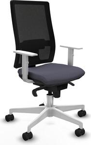Sedia da ufficio Piqueras y Crespo, modello 4B026N0, colore grigio scuro