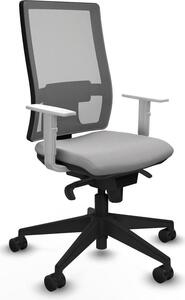 Sedia da ufficio Horna Piqueras y Crespo, modello 4B066N0, colore grigio chiaro