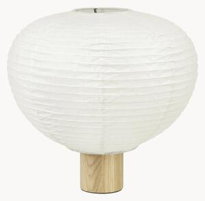Lampada da tavolo con base in legno di quercia Kami