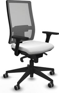 Sedia da ufficio Horna Piqueras y Crespo, modello 3D066G0, colore bianco