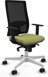 Sedia da ufficio Piqueras y Crespo, modello 1D026N0, colore verde