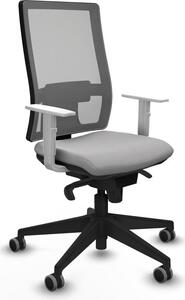 Sedia da ufficio Horna Piqueras y Crespo, modello 4B066G0, colore grigio chiaro