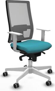 Sedia da ufficio Horna Piqueras y Crespo, modello 4B026G0, colore turchese