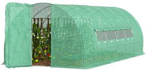 Outsunny Serra da Giardino a Tunnel per Coltivazaione Piante in PE 600×300×200cm|Aosom