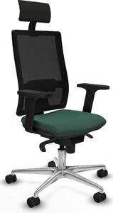 Sedia da ufficio Piqueras y Crespo, modello 2D086N1, colore verde