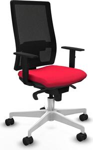 Sedia da ufficio Horna Piqueras y Crespo, modello 1D026N0, colore rosso
