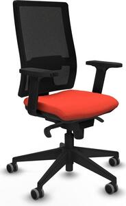 Sedia da ufficio Horna Piqueras y Crespo, modello 2D066G0, colore arancione scuro