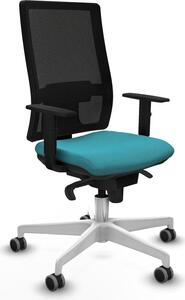 Sedia da ufficio Horna Piqueras y Crespo, modello 1D026G0, colore turchese