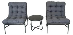 Set di mobili da giardino Amora Terrace antracite Garden Point