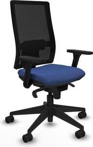 Sedia da ufficio Piqueras y Crespo, modello 3D066N0, colore blu navy