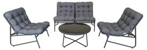 Set di mobili da giardino Garden Point Amora Coffee 4 antracite