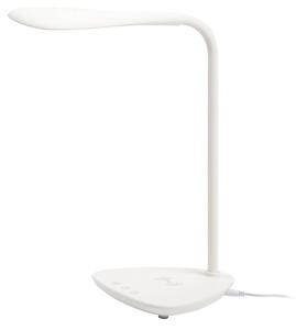 Aluminor Tom Qi lampada LED scrivania CCT bianco