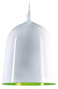 Lampada a sospensione Aluminor Bottle, Ø 28 cm, bianco/verde
