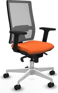 Sedia da ufficio Horna Piqueras y Crespo modello 2D026N0, colore arancione