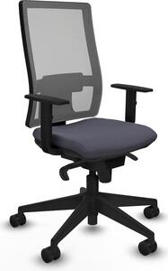 Sedia da ufficio Horna Piqueras y Crespo, modello 1D066N0, colore grigio scuro