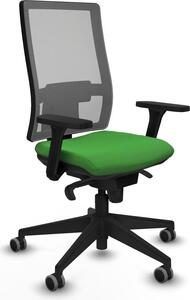 Sedia da ufficio Horna Piqueras y Crespo, modello 3D066G0, colore verde