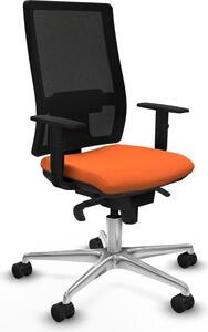 Sedia da ufficio Horna Piqueras y Crespo, modello 1D086N0, colore arancione