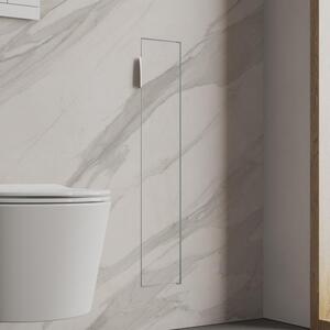 Modulo WC a incasso Kronenbach Cube Design, dimensioni 15,4 x 80,3 cm, apertura porta a destra