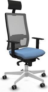 Sedia da ufficio Horna Piqueras y Crespo, modello 1D026G1, colore blu cielo