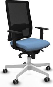 Sedia da ufficio Horna Piqueras y Crespo, modello 1D026G0, colore blu cielo
