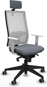 Sedia da ufficio Piqueras y Crespo, modello 4B066G2, colore grigio