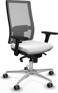Sedia da ufficio Horna Piqueras y Crespo, modello 3D086G0, colore bianco