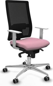 Sedia da ufficio Piqueras y Crespo, modello 4B086G0, colore rosa