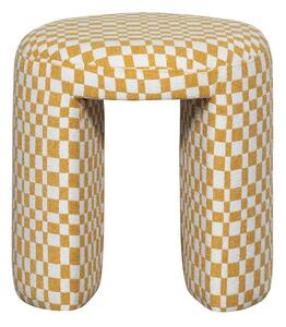 Sgabello giallo imbottito Charlie – WOOOD