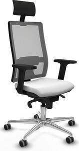 Sedia da ufficio Horna Piqueras y Crespo, modello 2D086G1, colore bianco