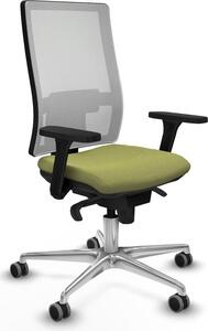 Sedia da ufficio Horna Piqueras y Crespo, modello 3D086G0, colore verde