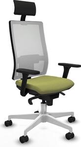Sedia da ufficio Horna Piqueras y Crespo, modello 3D026N1, colore verde