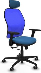 Sedia da ufficio con poggiatesta Jorquera Piqueras y Crespo 3D036G2 Azzurro