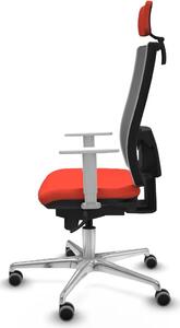 Sedia da ufficio Piqueras y Crespo, modello 4B086G2, colore arancione scuro