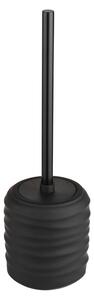 Scopino WC nero opaco in ceramica Illana – Wenko