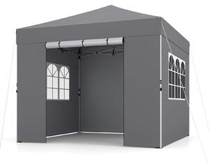 KOMFOTTEU, gazebo pieghevole resistente alle intemperie, dimensioni 3x3 metri, tenda da giardino per l'esterno