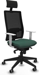 Sedia da ufficio Piqueras y Crespo, modello 4B066G1, colore verde